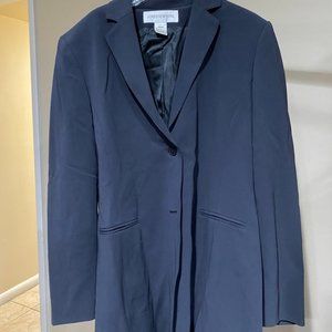 2 piece navy blue pantsuit set